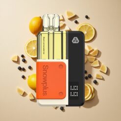 Snowplus Swift 5000 Puffs Fekete Limonádé Jég Dual Mesh 1000 mAh