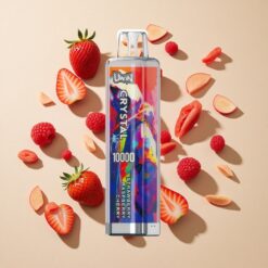 UWIN Crystal 10000 Puffs Epe Málna Cseresznye 18ml 650mAh