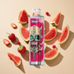UWIN Crystal 10000 Puffs Eper Görögdinnye 18ml Típus-C gyorstöltés