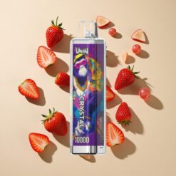 UWIN Crystal 10000 Puffs Eper Szőlő 18ml 650mAh