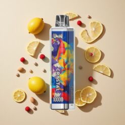 UWIN Crystal 10000 Puffs Kék Málna Limonádé 18ml és 650mAh