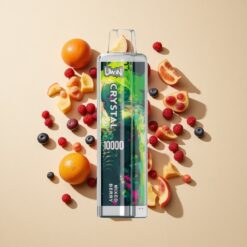 UWIN Crystal 10000 Puffs Vegyes Bogyós E-Liquid Kapacitás 18ml Töltés Type-C
