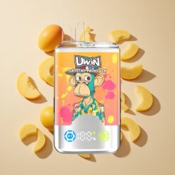 UWIN Crystal Twins 40000 Puffs Barack Mango Ananász Energiaital Mesh Coil és 32ml E-liquid