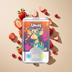 UWIN Crystal Twins 40000 Puffs Epe Strawberry Málna Cseresznye Mr Blue 32ml és 850mAh