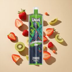 Uwin Shisha Hookah Crystal 20000 Puffs Eper-Kivi 0% 2% 3% 5% Nikotin 22ml Tartály