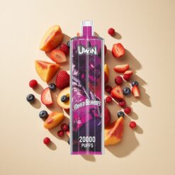 Uwin Shisha Hookah Crystal 20000 Puffs Mixed Berries (Vegyesbogyók) 0% 2% 3% 5% Nikotin 22ml Tartály