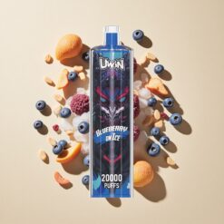 Uwin Shisha Hookah Crystal 20000 Puffs Áfonya Jégen Típus-C Mesh tekercs