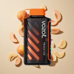 VOZOL Gear Power 20000 Puffs S.i.L.C. Tech Kettős Háló Tekercs Őszibarack Jég