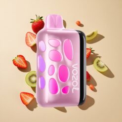 VOZOL RAVE 40000 Eper-Kivi 270 Fokos Vibráns Fény Design és 80%-os Feltöltés 20 Perc Alatt