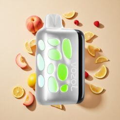 VOZOL RAVE 40000 Őszibarack Málna Limonádé 270 Fokos Vibráló Glow Design 80%-os Töltés 20 Perc Alatt