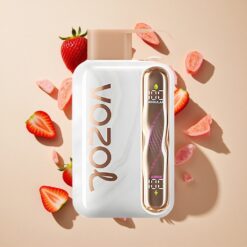 VOZOL STAR 40000 Puffs Egy használatos E-cigaretta Eper Jég 1000mAh Akkumulátor és Type-C Töltés