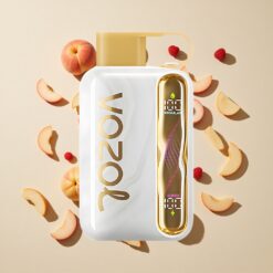 VOZOL STAR 40000 Puffs Fehér Őszibarack Málna Eldobható E-cigaretta 1000mAh Type-C
