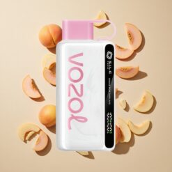 VOZOL STAR 9000/12000 Eldobható E-cigaretta Barackjég 650mAh Akku és 30%-kal Gyorsabb Töltés