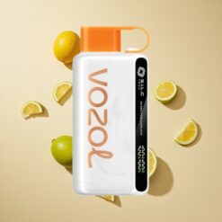 VOZOL STAR 9000/12000 Eldobható E-cigaretta Citrom Lime Rázás a Kijelzőért 30%-kal Gyorsabb Töltéssel