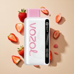 VOZOL STAR 9000/12000 Eldobható E-cigaretta Epre Fagylalt Rázásos Kijelző és 30%-kal Gyorsabb Töltéssel