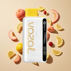 VOZOL STAR 9000/12000 Eldobható E-cigaretta Megrázva Kijelző és 30%-kal Gyorsabb Töltés Cseresznye Barack Limonádé