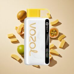 VOZOL STAR 9000/12000 Eldobható E-cigaretta Sárgadinnye Málna Guava Rázásra Kijelző 30%-kal Gyorsabb Töltés