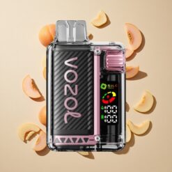 VOZOL Vista 20000 Puffs MTL Vaping és 650mAh Akkumulátor Őszibarack Jég