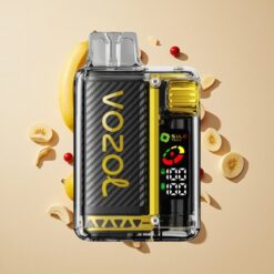 VOZOL Vista 20000 Puffs Sárkánygyümölcs Banán Cseresznye OLED Kijelző 650mAh Akku
