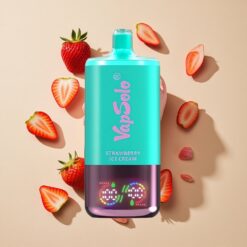 VapSolo Triple 30000 Puffs Eper Fagylalt 40ml E-Liquid