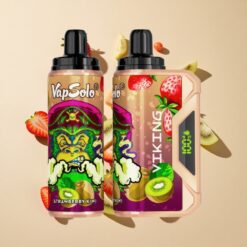 VapSolo VIKING 12000 Puffs Eldobható E-cigaretta Eper-Kiwi 22ml Töltet
