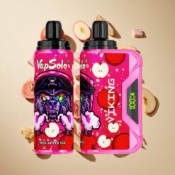 VapSolo VIKING 12000 Puffs Eldobható E-cigaretta Vörös Alma Jég 22ml 20/50mg/ml Nikotin