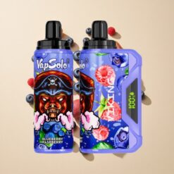 VapSolo VIKING 12000 Puffs Eldobható E-cigaretta Áfonya Málna 22ml Töltés Type-C