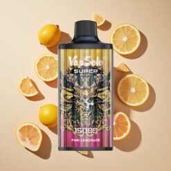 Vapsolo Super 15000 Puffs Extra Pink Citromlé 40ml 850mah Mesh Coil