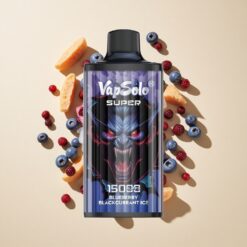 Vapsolo Super 15000 Puffs Áfonya Feketeribizli Jég 40ml 850mah Mesh Coil