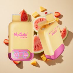 Vapsolo Twins 20000 Puffs Dinnye Jég & Eper Manga 40 ml 20/50mg/ml Nikotin